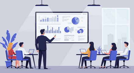 Corporate Office Presentation and Teamwork