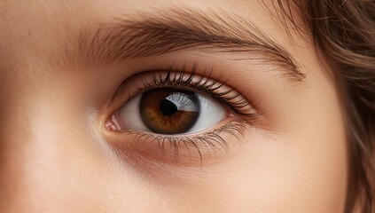Obraz premium Close-up view of kids' eyes