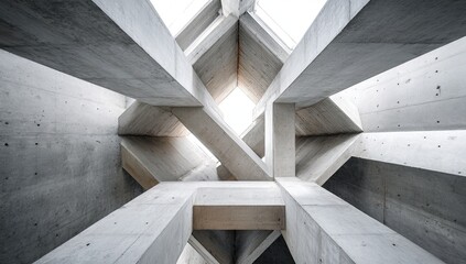 Abstract concrete structure