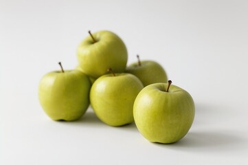 Crisp green apples