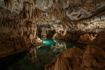 Underground Natural Arch Caves Exploration