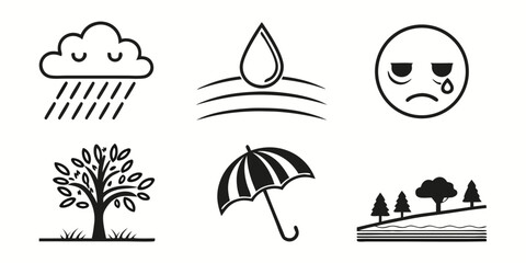 Weather Icons and Nature Symbols Collection