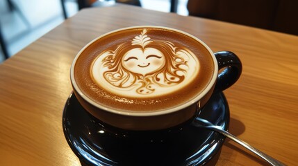 Latte art design