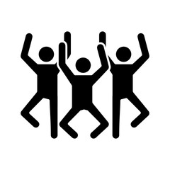 dance party vector icon