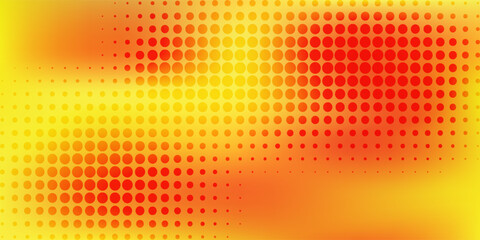 Fototapeta premium Monochrome gradient halftone dots background. Vector illustration.