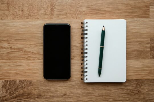 A mobile device placed on top of a laptop keyboard