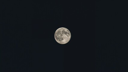 High-resolution image of a full moon set against a black backdrop