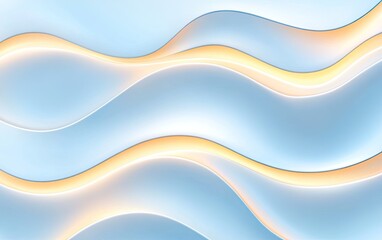 Obraz premium Abstract Blue And Yellow Wave Background Design