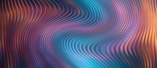 Abstract wavy background with colorful gradient and rippled texture effect