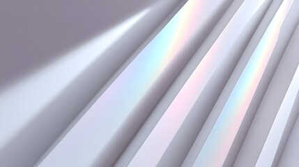 Obraz premium Serene abstract digital geometric iridescent minimal textured pattern with fluid lines and soft pastel gradient hues