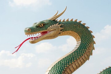 Fototapeta premium Mythical Serpent from Southeast Asia