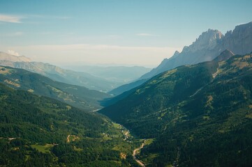Fototapeta premium Southern mountain ranges of Eastern Europe