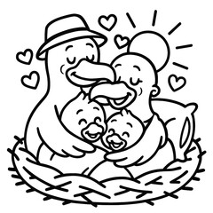 Obraz premium love of family 1