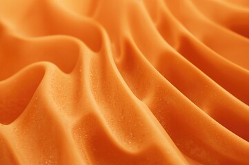 Fototapeta premium Background with foam texture in orange hue