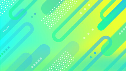 明るいグラデと幾何学模様の背景画像