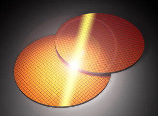 シリコンウェハーのイメージイラスト