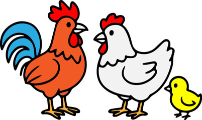 chicken family