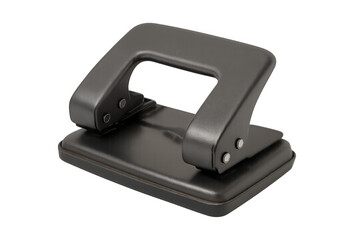 Black hole punch on transparent background creating perfect holes