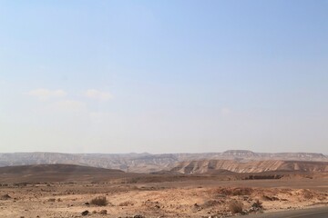 Arava desert beautiful landscape photography.