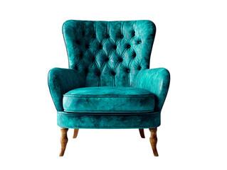 teal chair elegant living room item