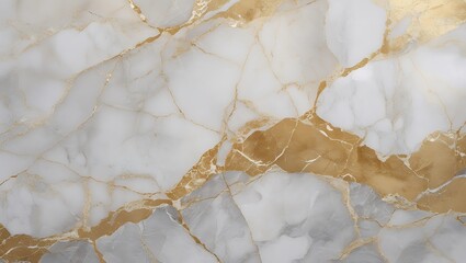 Fototapeta premium Luxury White Marble Texture with Elegant Gold Veins – High-Resolution Background