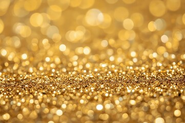 Golden blurred light backdrop