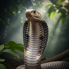 Fototapeta premium snake in the garden