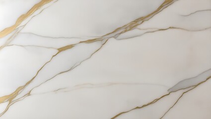 Luxury White Marble Texture with Elegant Gold Veins &ndash; High-Resolution Background