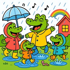 Obraz premium yay play water together
