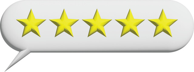 Star Rating Icons | 5 Star Review Symbols | Customer Feedback Design