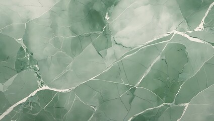 Elegant Green Marble Texture Background with Natural Veining