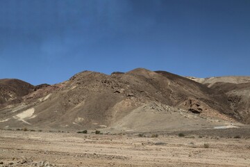mountain landscape in Arava desert 