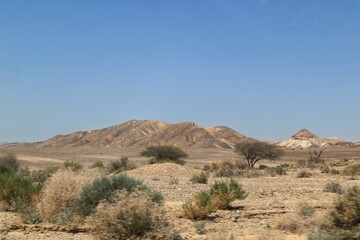 Arava desert beautiful landscape photography 