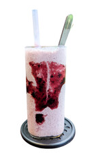 Berry Swirl Smoothie in Tall Glass