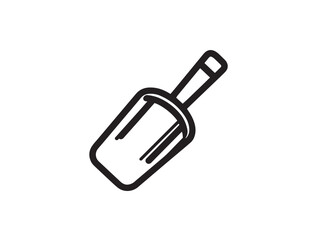 Modern Grain Scooper Icon With Clean And Precise Design