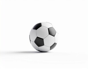 Fototapeta premium 3D Render Soccer Ball. AI Generated