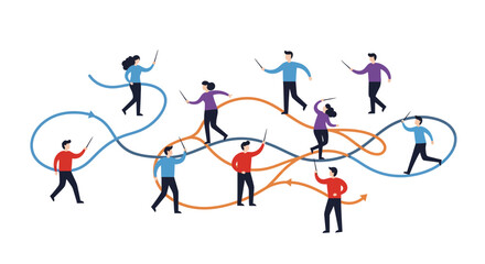 Dynamic Corporate Collaboration: Diverse Professionals Driving Innovation & Growth