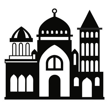 black and white building architecture clip art preview