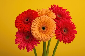 Homegrown cut flowers: Five stunning gerberas with vibrant petals