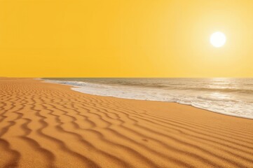 Yellow Desert Landscape