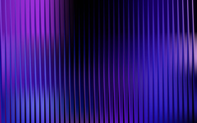 Abstract background with vertical lines in purple and blue gradient color