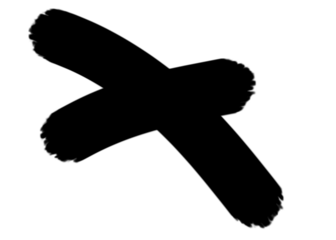 A completely black image with a few small white spots scattered in the darkness of the frame space