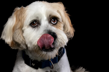 Lhasa Apso portrait