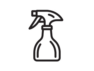 Hand Sprayer Tool Icon Minimalist Vector Line Artwork