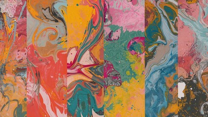 Vibrantly designed patterned wall covering