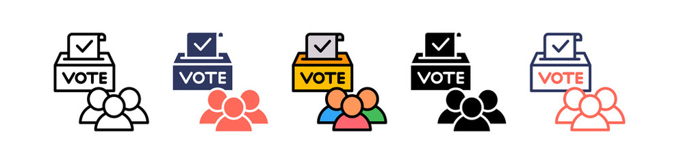 Citizen Vote multiple icon