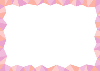 ハロウィンをイメージしたキラキラのフレームのイラスト
