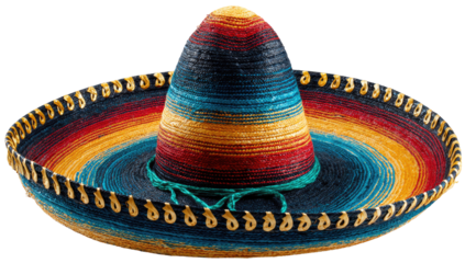 Vibrant multicolored sombrero (4)