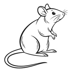 vector illustration of a cartoon squirrel