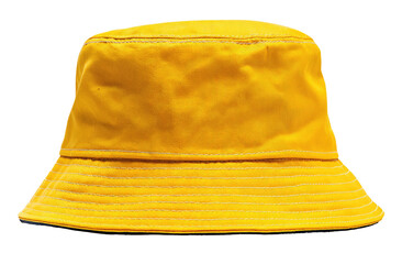 Bright yellow bucket hat (3)